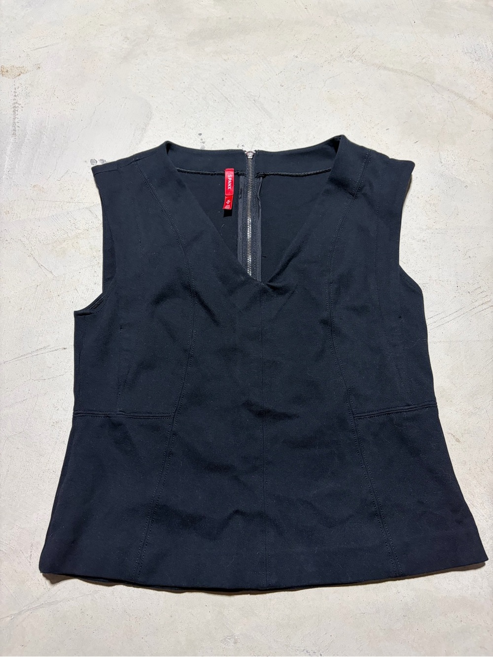 Spanx Black the perfect Sleeveless V-Neck Women's Top small